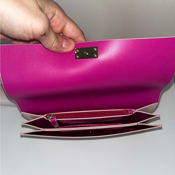 Kate Spade Alek matching Blush Wallet and Shoulder Bag Set with Dustbag - Picture 9 of 9